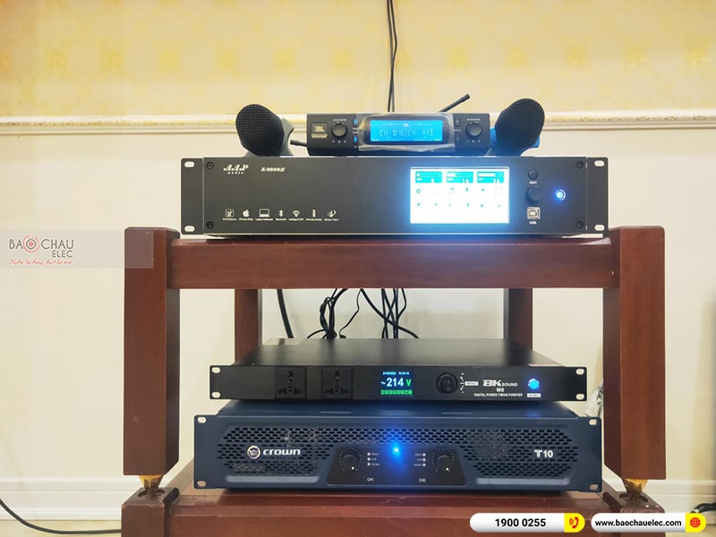 Lắp đặt dàn karaoke anh Sáng tại Hà Nội