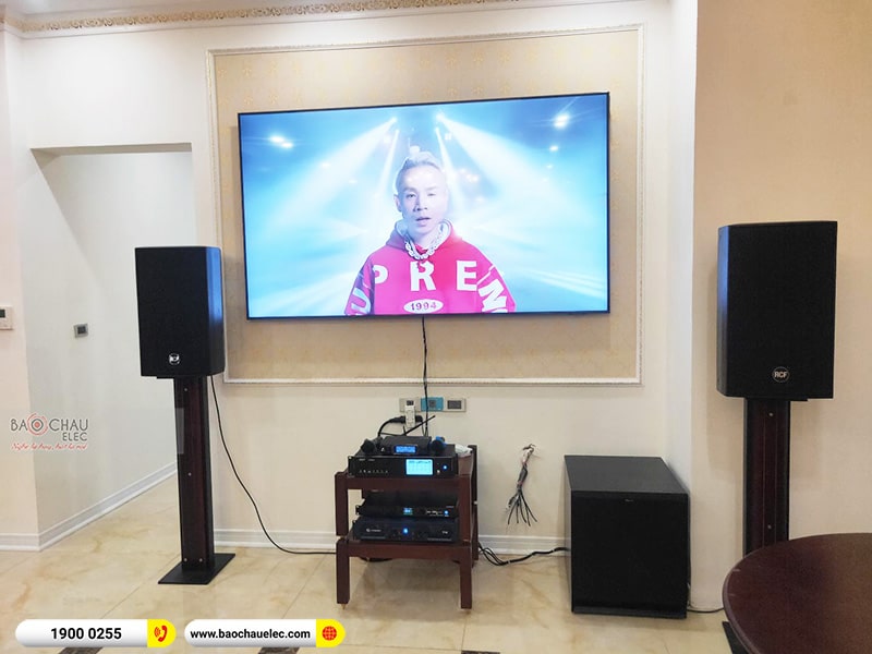 Lắp đặt dàn karaoke anh Sáng tại Hà Nội
