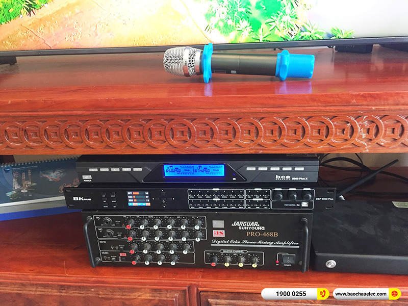 Lắp đặt dàn karaoke BMB 29tr cho chị Miến tại KĐT Xanh Villas Hà Nội (BMB CSV 900SE, DSP-9000 Plus, U900 Plus X)