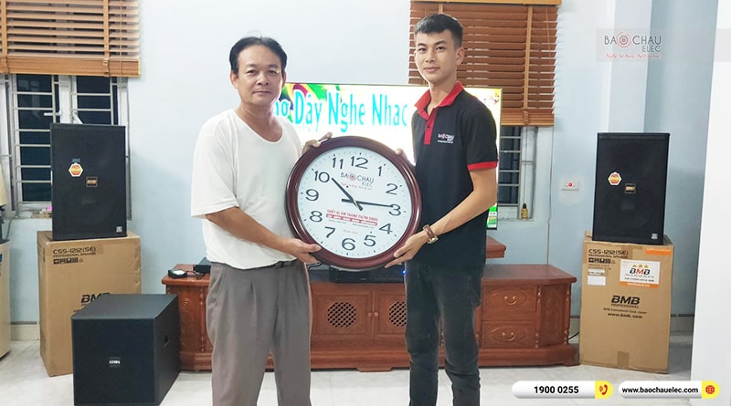 Lắp đặt d&agrave;n karaoke trị gi&aacute; gần 70 triệu cho ch&uacute; Ng&acirc;n tại H&agrave; Nội (BMB CSS 1212SE,  VM840A, KX180A, BJ-W35, BJ-U600, BKSound M8) 