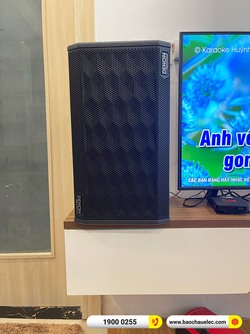 Lắp đặt dàn karaoke Denon 26tr cho anh Phú tại Hà Nội (Denon DP-R310, VM620A, BKSound KX6, SW312C)