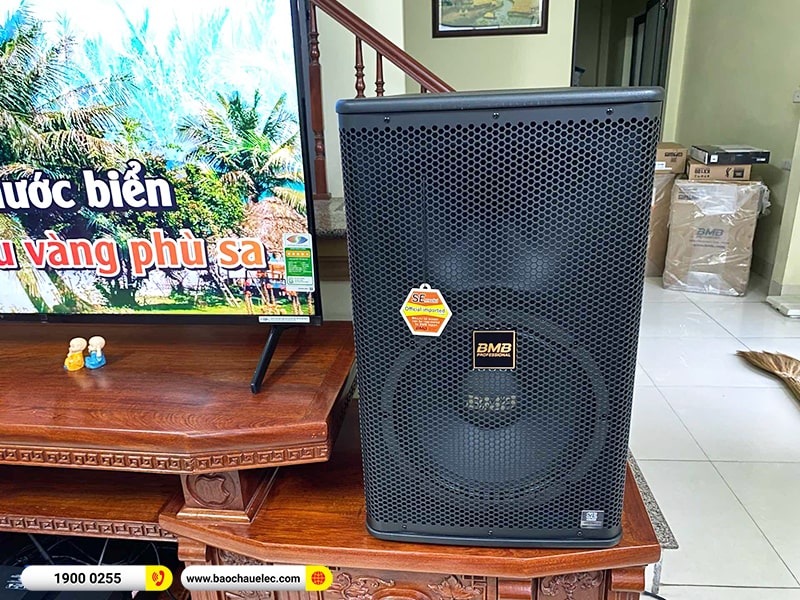 Lắp đặt dàn karaoke trị giá hơn 60 triệu cho anh Thanh tại Hà Nội (BMB CSS 1212SE, BPA-8200, KX180A, BJ-W25A, JBL VM300) 