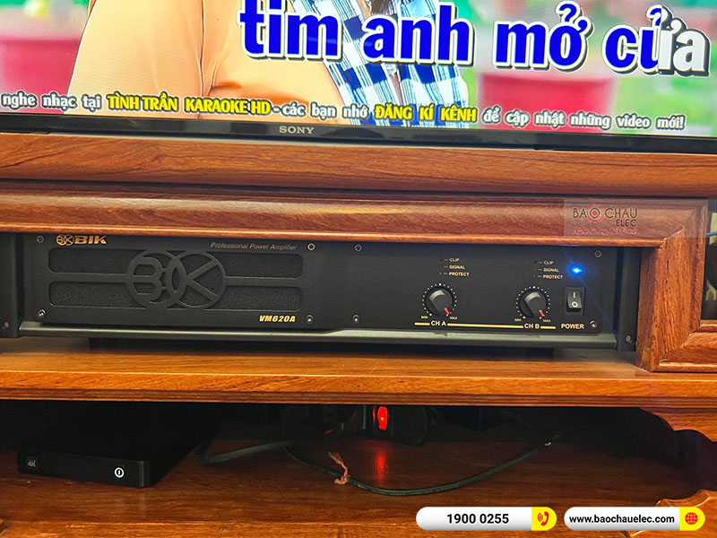 Lắp đăt dàn karaoke gia đình anh Điệp tại Hà Nội
