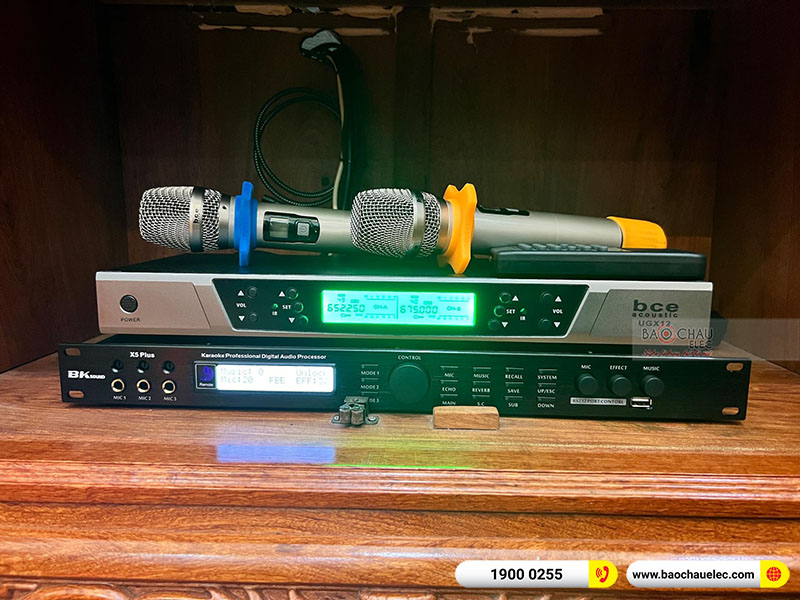 Lắp đăt dàn karaoke gia đình anh Điệp tại Hà Nội
