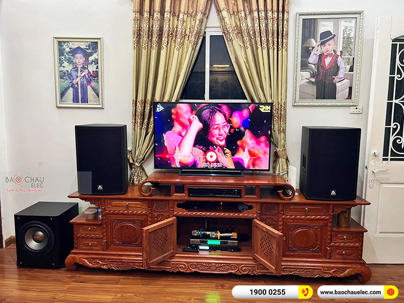 Lắp đăt dàn karaoke gia đình anh Điệp tại Hà Nội