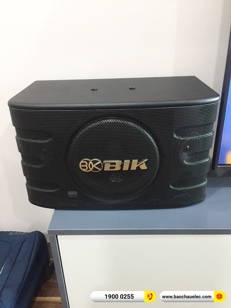 Lắp đặt dàn karaoke BIK 15tr cho anh Chiến tại Hà Nội (BIK BJ-S668, BKSound DKA 6500) 