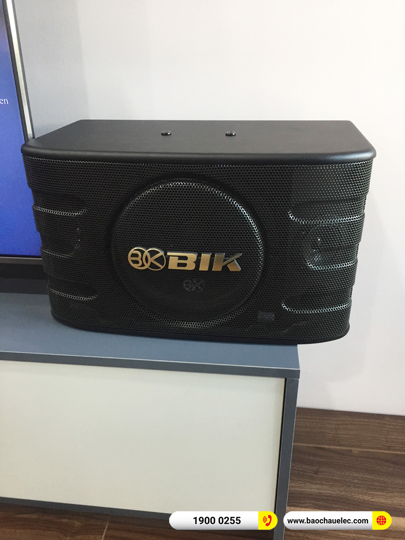 Lắp đặt dàn karaoke BIK 15tr cho anh Chiến tại Hà Nội (BIK BJ-S668, BKSound DKA 6500) 