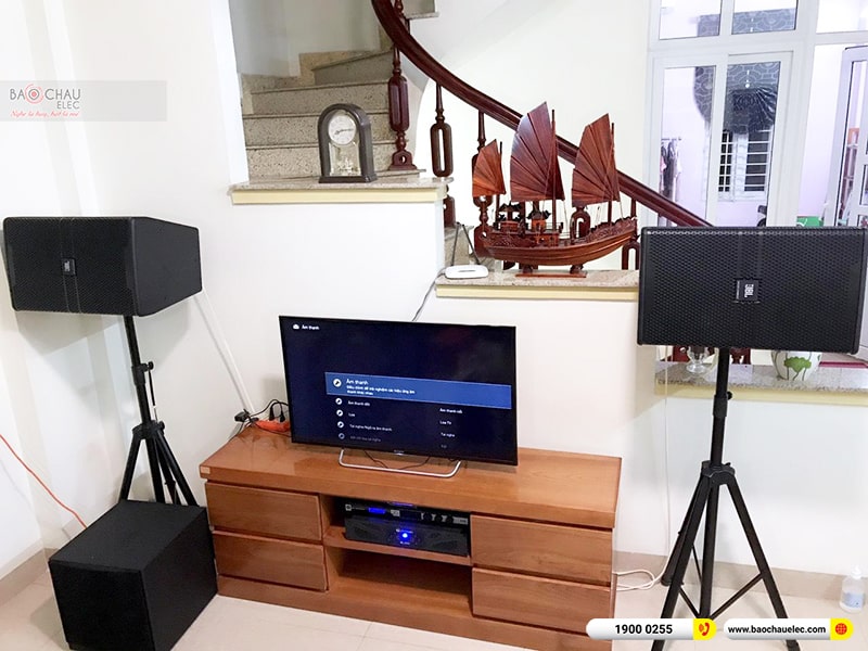 Lắp đặt dàn karaoke trị giá hơn 80 triệu cho anh Ngọc tại Hà Nội (JBL KP4012 G2, Crown Xli2500, KX180A, JBL A120P, JBL VM300)