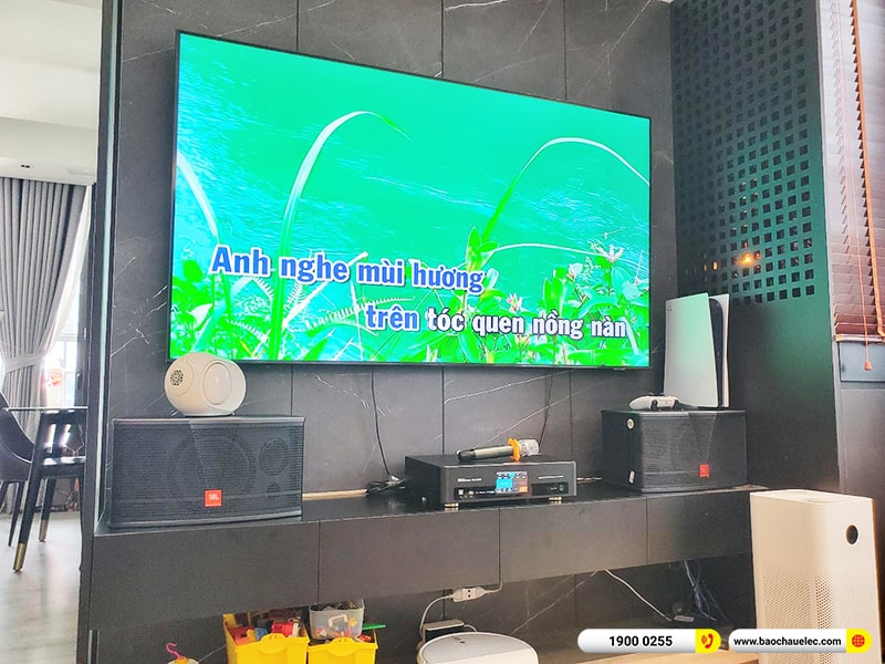 Lắp đặt dàn karaoke trị giá khoảng 20 triệu cho anh Thành tại Hà Nội (JBL CV1852T, BKSound DKA 6500)