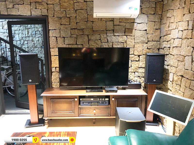 Lắp đặt dàn karaoke RCF hơn 80tr cho anh Trung tại Hà Nội (RCF X-MAX 10, Crown T5, KX180A, Pasion 12SP, VM300,…)