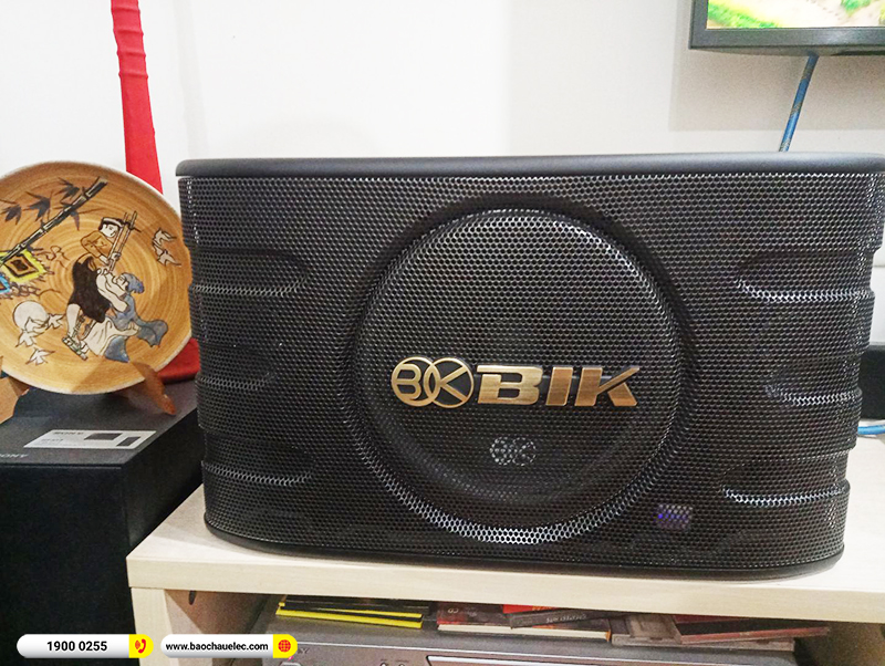 Lắp đặt dàn karaoke trị giá hơn 16 triệu cho chú Quân tại Hà Nội (BIK BJ-S668, BIK BJ-A88, BIK BJ-U100) 