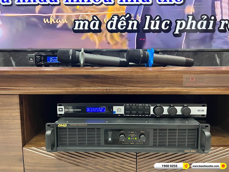 Lắp đặt dàn karaoke trị giá khoảng 100 triệu cho chị Giang tại Hà Nội