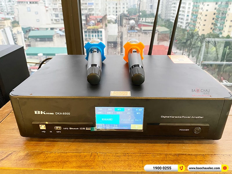 Lắp đặt hệ thống âm thanh công ty TNHH Giáo dục và thương mại Riki Việt Nam (BIK BJ-S998X, BKSound DKA 6500, BIK BJ-W25A) 