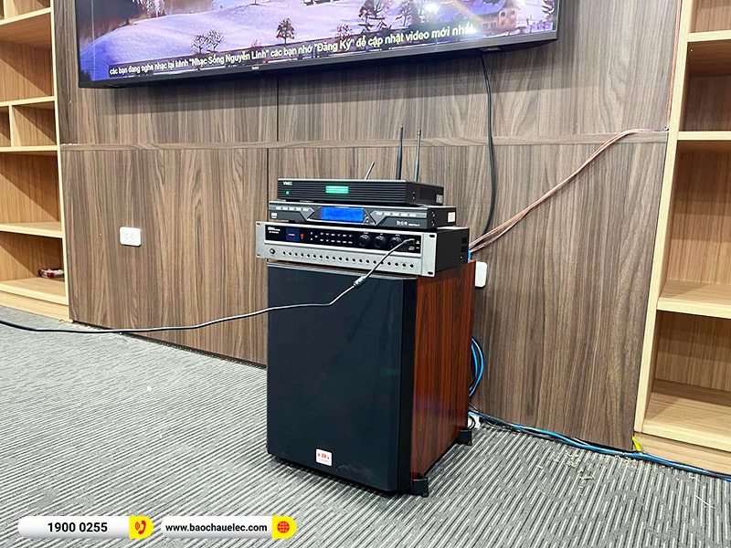 Lắp đặt dàn karaoke trị giá hơn 40tr cho anh Huy tại Hà Nội (Domus DP6120 Max, DP3600 New, SW612C, U900 Plus X,…) 