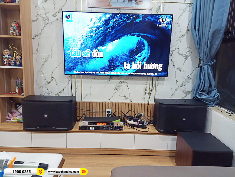 Lắp đặt dàn karaoke trị giá gần 30 triệu cho anh Minh tại Hà Nội (JBL RM210, DSP-9000 Plus, JBL A100P, BJ-U100) 