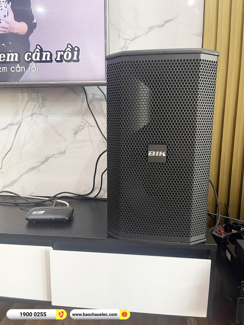Lắp đặt dàn karaoke trị giá gần 30 triệu cho anh Văn tại Hà Nội (BIK BSP 410II, VM620A, BKSound X5 Plus, BBS W500) 
