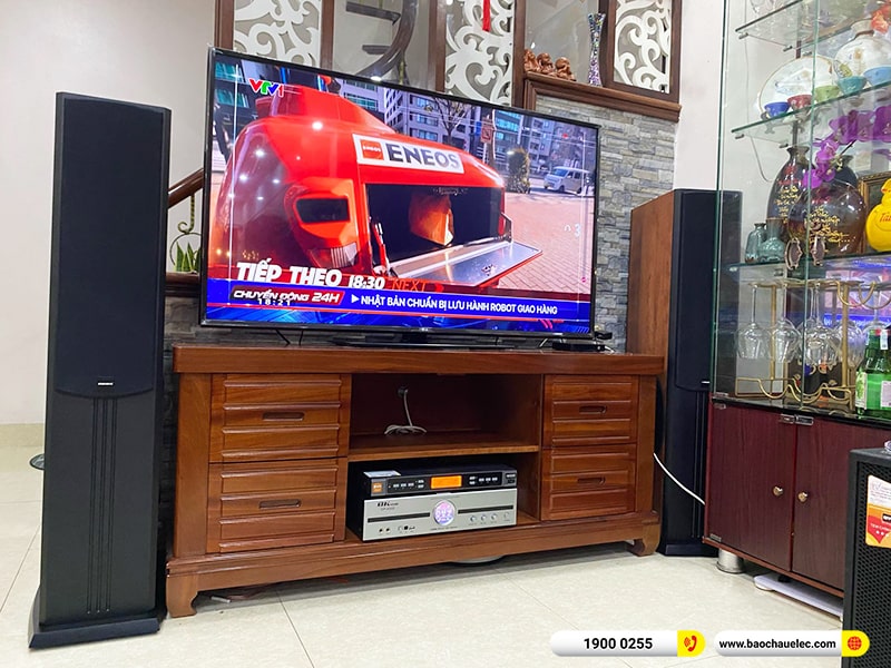 Lắp đặt dàn karaoke trị giá hơn 20 triệu cho anh Xuân tại Hà Nội (Paramax D88 Limited, BKSound DP4500, BBS W500) 
