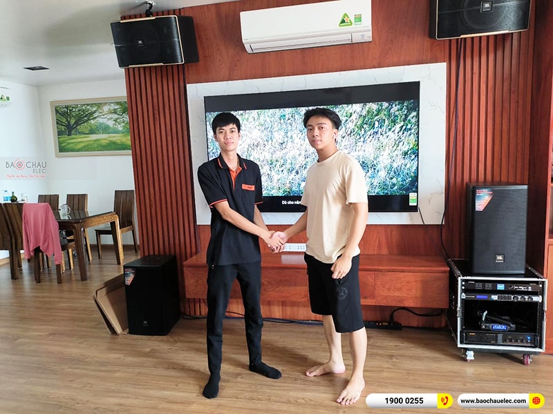 Lắp đặt dàn karaoke trị giá gần 100 triệu cho chị Linh tại Hà Nội (JBL Pasion 12, JBL MTS12, VM840A, KX180A, JBL Eon 618S, JBL VM300, BKSound M8) 