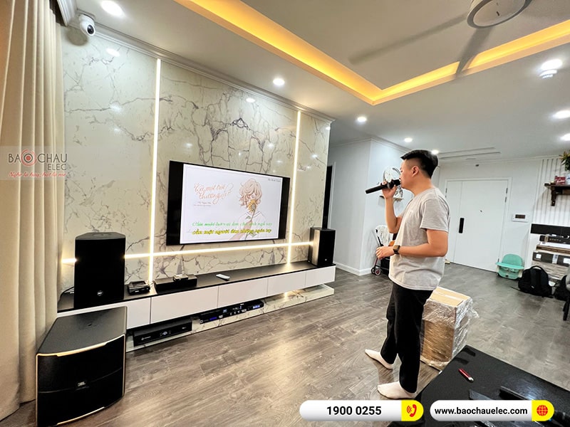 Lắp đặt dàn karaoke gia đình anh Đạt tại Hà Nội