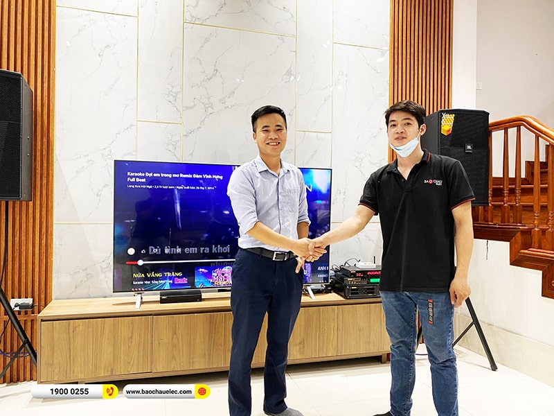 Lắp đặt dàn karaoke trị giá hơn 60 triệu cho anh Hữu tại Hà Nội