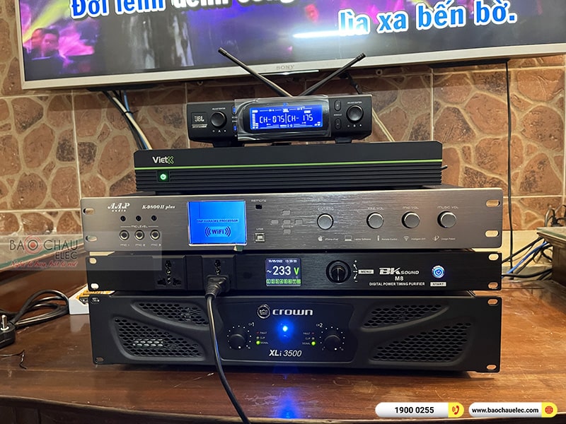 Lắp đặt dàn karaoke chị Kim Anh tại Hà Nội