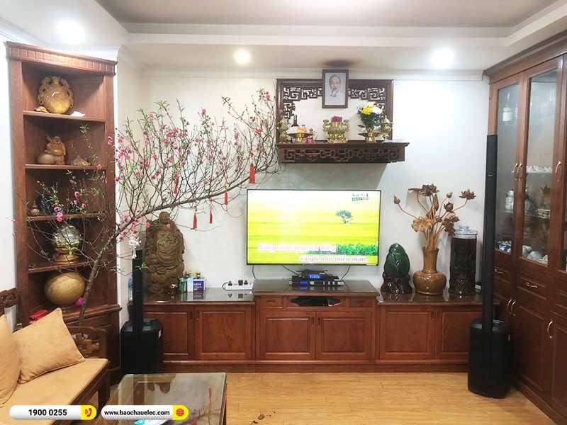 Lắp đặt dàn karaoke, loa Bose di động trị giá khoảng 90 triệu cho chị Hằng tại Hà Nội