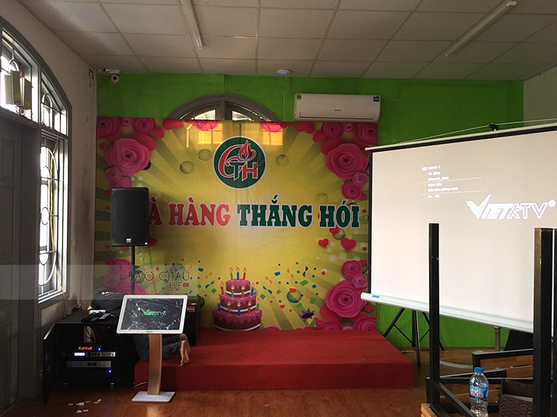 dàn karaoke cho nhà hàng Thắng Hói ở Từ Liêm, HN h6