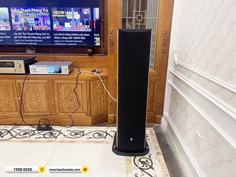 Lắp đặt dàn nghe nhạc Hi-end 260tr cho khách hàng tại Hà Nội (Focal Aria 948, Accuphase E380, Cocktail Audio X45, S300 4TB) 