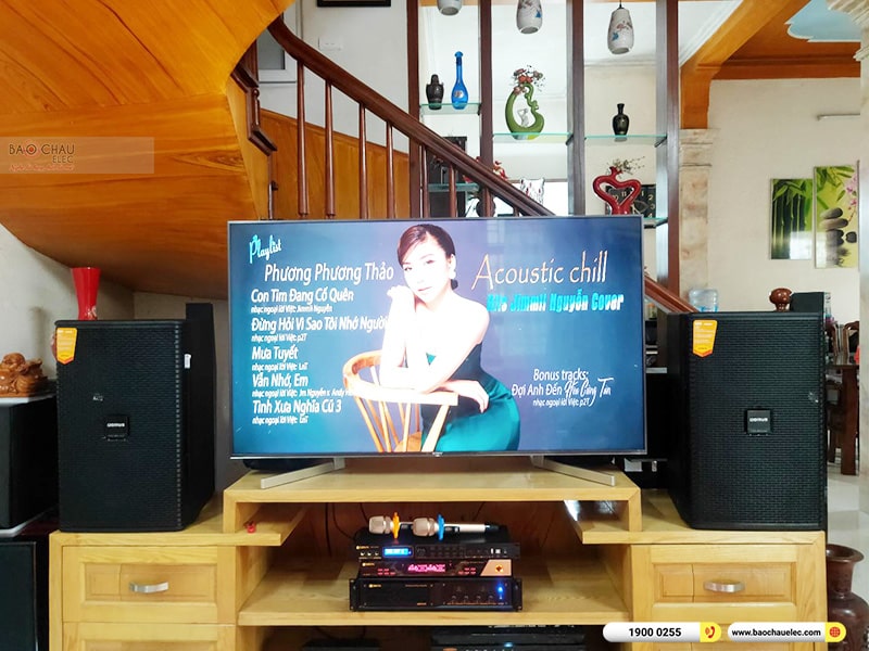 Lắp đặt dàn karaoke trị giá gần 50 triệu cho chị Hồng tại Hà Nội