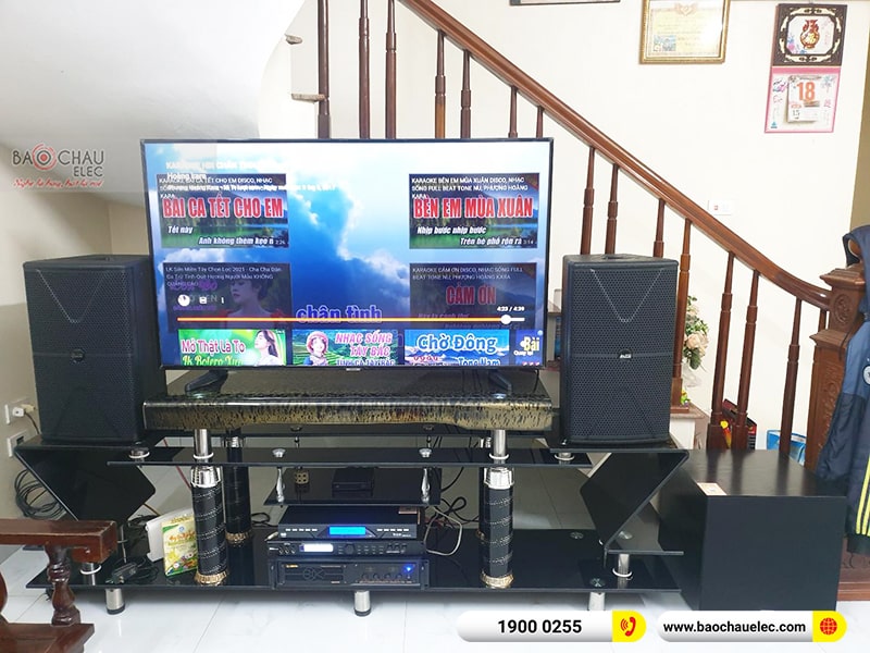 Dàn karaoke gia đình anh Bắc