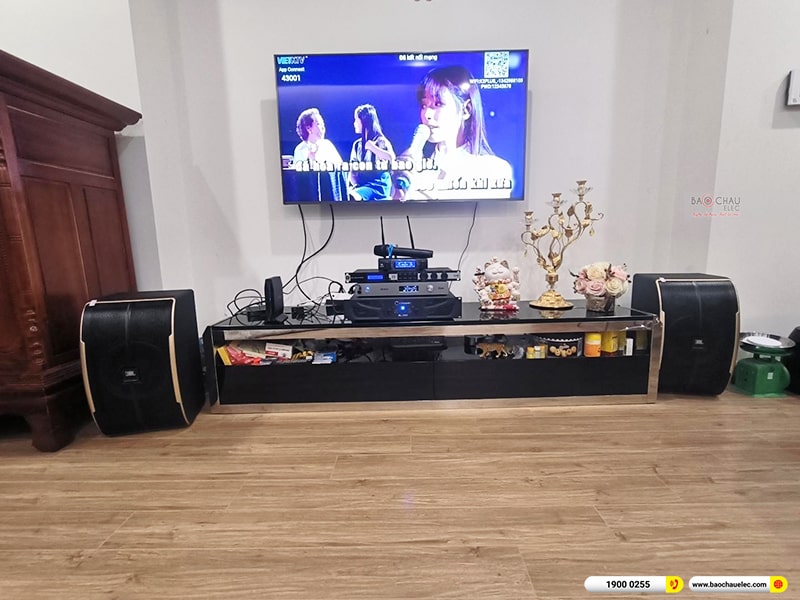 Lắp đặt dàn karaoke trị giá khoảng 60 triệu cho anh Dũng tại Hà Nội (JBL Pasion 10, Crown Xli2500, KX180A, JBL VM300, VietKTV 4K Plus 4T) 