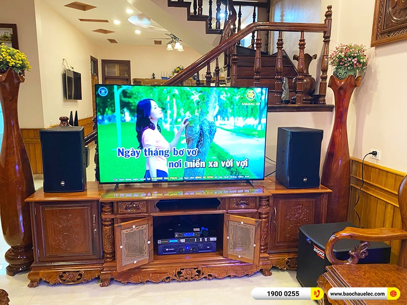 Lắp đặt dàn karaoke trị giá gần 90 triệu cho anh Tuấn tại Điện Biên (RCF CMAX 4110, Crown T5, KX180A, TS312S, JBL VM200)