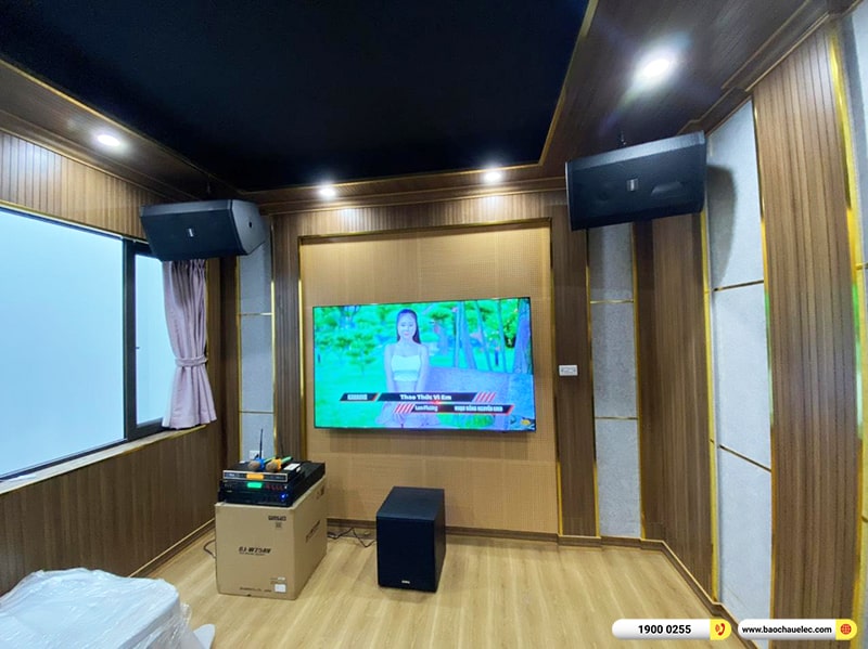 Lắp đặt dàn karaoke trị giá gần 50 triệu cho anh Tuấn tại Hà Nội (BIK BSP 412II, VM640A, BPR-5600, BJ-W25A, UGX12 Gold) 