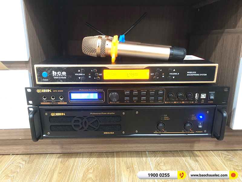 Lắp đặt dàn karaoke trị giá hơn 60 triệu cho chị Phương tại Hà Nội (RCF EMAX 3110 MK2, VM620A, BPR-8500, TS312S, UGX12 Gold) 