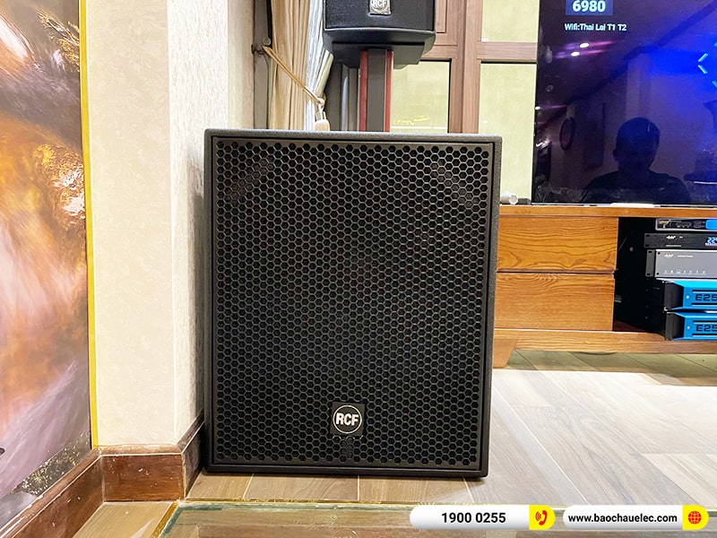 Lắp đặt dàn karaoke trị giá gần 300 triệu cho chị Lương tại Hà Nội (RCF C5215-99, MC2 Audio E25, K9900II Luxury, S8018II, WB-5000,…) 
