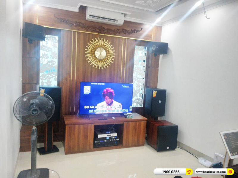 Lắp đặt dàn karaoke trị giá hơn 60 triệu cho anh Chí tại Hà Nội (JBL XS12, VM840A, KX180A, JBL A100P) 