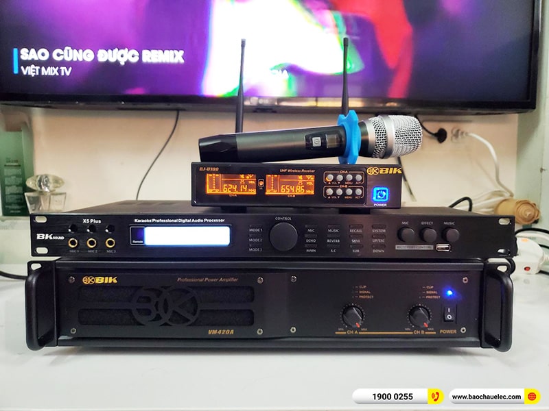 Lắp đặt dàn karaoke trị giá hơn 30 triệu cho anh Đoàn tại Hà Nôi (Denon R-310, VM420A, BKSound X5 Plus, SW512B, BIK BJ-U100) 