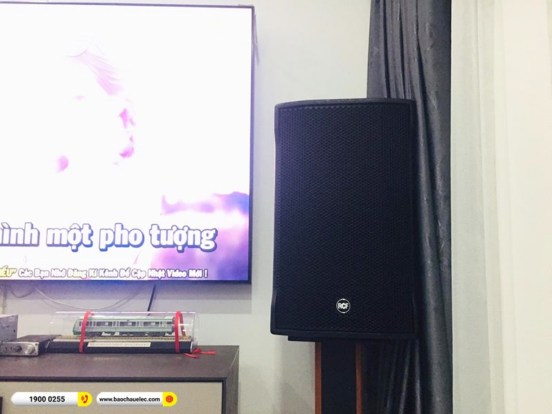 Lắp đặt dàn karaoke trị giá khoảng 90 triệu cho anh Lâm tại Hà Nội (RCF CMAX 4112, IPS 2700, KX180A, JBL VM300, BKSound M8) 
