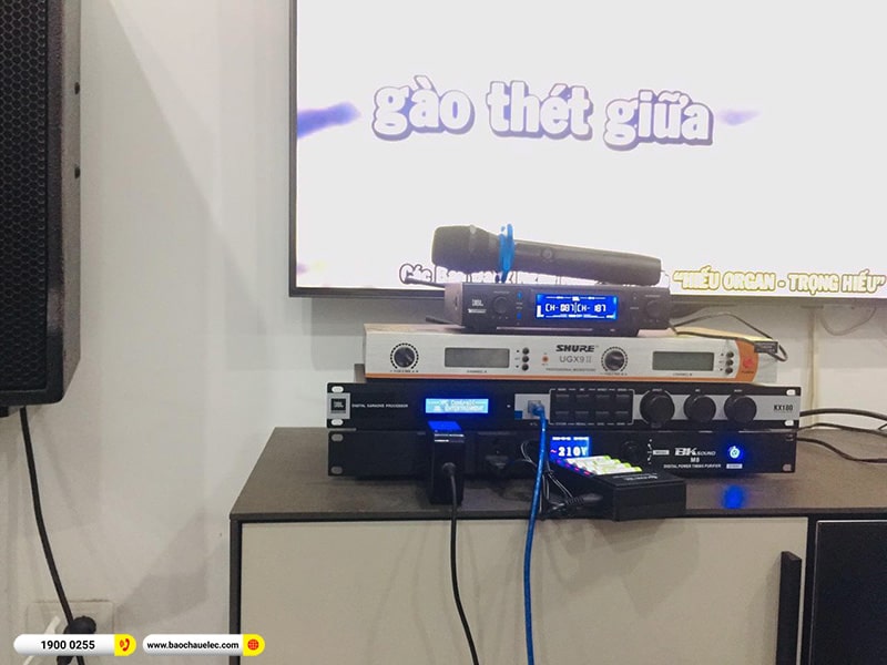 Lắp đặt dàn karaoke trị giá khoảng 90 triệu cho anh Lâm tại Hà Nội (RCF CMAX 4112, IPS 2700, KX180A, JBL VM300, BKSound M8) 
