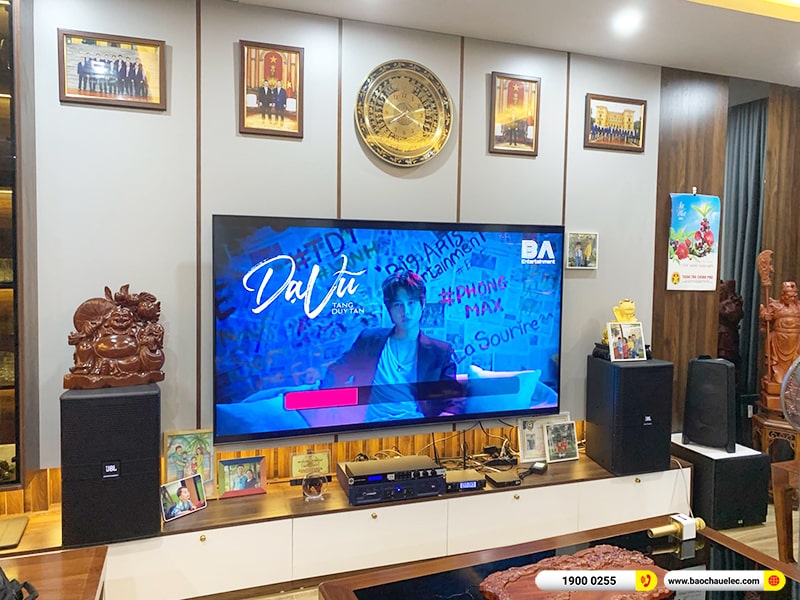 Lắp đặt dàn karaoke trị giá hơn 80 triệu cho anh Xuân tại Hà Nội (JBL KP4012 G2, Crown T7, KX180A, JBL A120P, JBL VM300) 