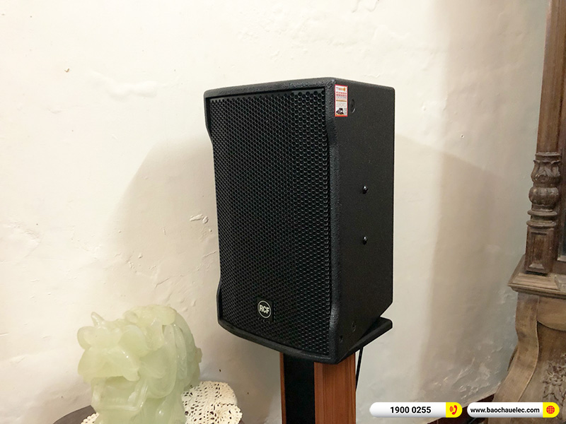 Lắp đặt dàn karaoke RCF hơn 88tr cho cô Kim Anh tại Hà Nội (RCF CMAX 4110, Xli2500, K9900II Luxury, A120P, AAP P8)