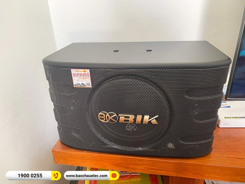 Lắp đặt dàn karaoke trị giá khoảng 20 triệu cho anh Huân tại Quảng Ninh (BIK BJ-S668, BIK BJ-A88, BIK BPro 8x) 