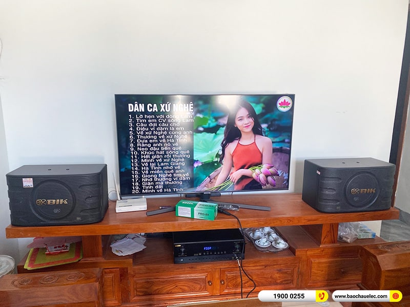 Lắp đặt dàn karaoke trị giá khoảng 20 triệu cho anh Huân tại Quảng Ninh 