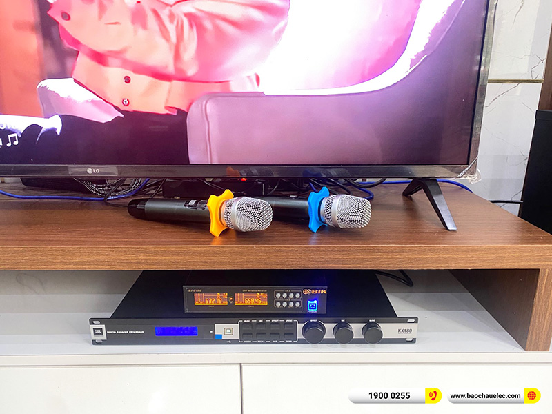 Lắp đặt dàn karaoke trị giá 20tr cho anh Nam tại Hải Phòng (JBL RM210, KX180A, BIK BJ-U100)
