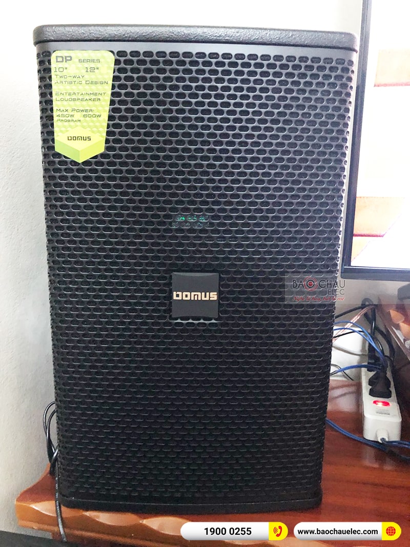Lắp đặt d&agrave;n karaoke trị gi&aacute; hơn 20 triệu cho chị Hằng tại Quảng Ninh (Domus DP6100, BKSound DKA 6500, BKSound SW612B)  
