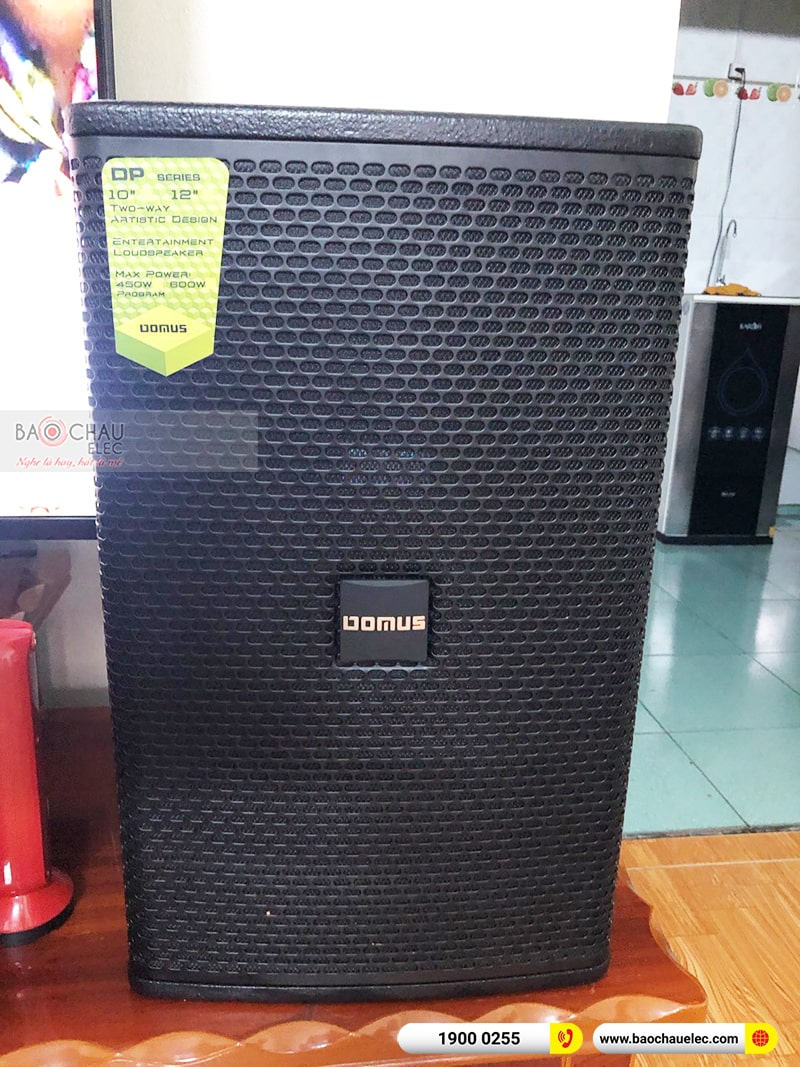 Lắp đặt d&agrave;n karaoke trị gi&aacute; hơn 20 triệu cho chị Hằng tại Quảng Ninh (Domus DP6100, BKSound DKA 6500, BKSound SW612B)  