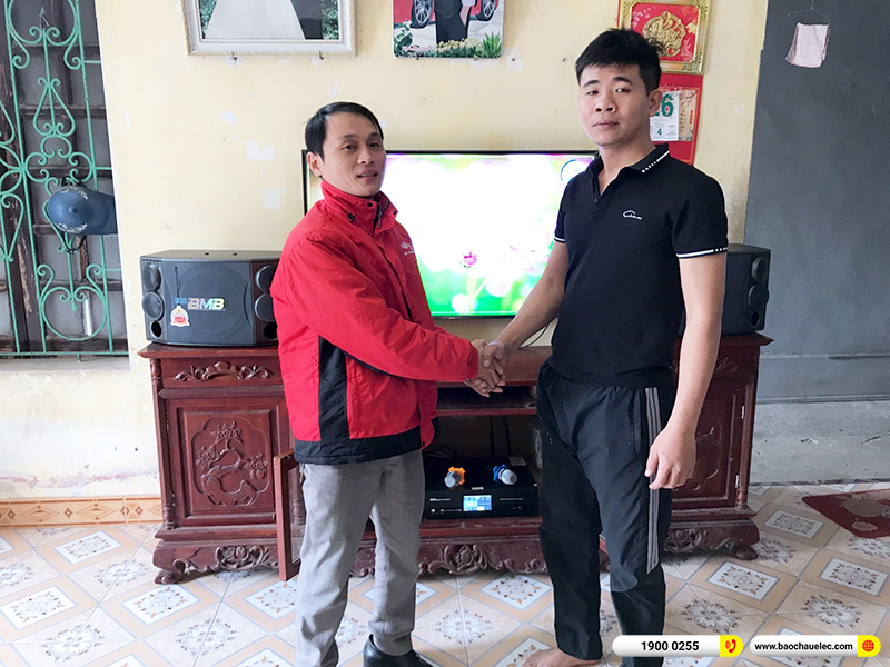 Lắp đặt dàn karaoke trị giá gần 30 triệu cho anh Quân tại Hà Nam (BMB CSD 880SE, BKSound DKA 8500)