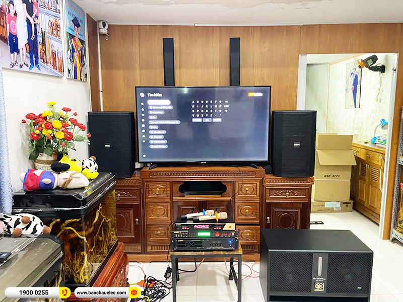 Lắp đặt dàn karaoke trị giá gần 50 triệu cho anh Thức tại Hà Nam (BIK BSP 412II, VM630A, BPR-5600, BJ-W66 Plus, BJ-U600) 