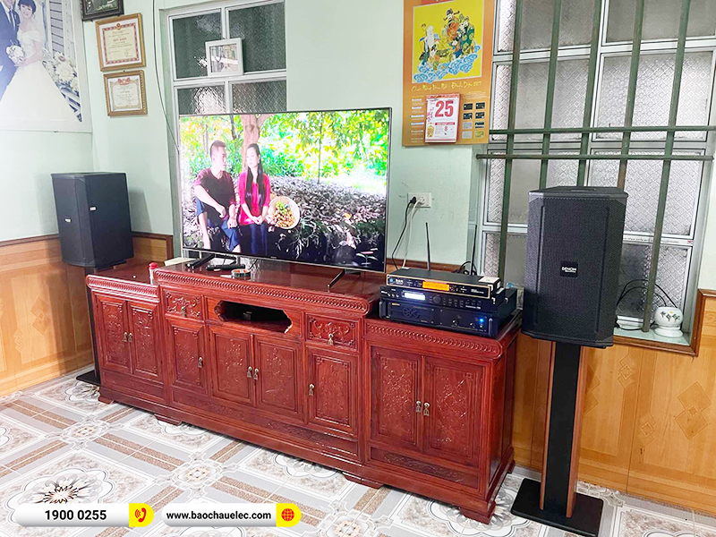 Lắp đặt dàn karaoke trị giá hơn 40 triệu cho anh Khanh tại Hải Dương (Denon DN510, VM420A, X5 Plus, JBL A100P, BCE UGX12) 