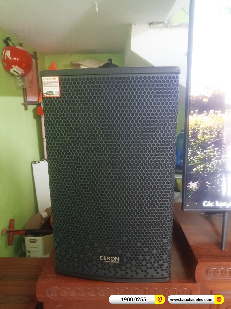 Lắp đặt dàn karaoke Denon hơn 34tr cho anh Quỳnh tại Bắc Ninh (Denon DP-R212, CA-J602, KP500, SW612C, U900 Plus X)